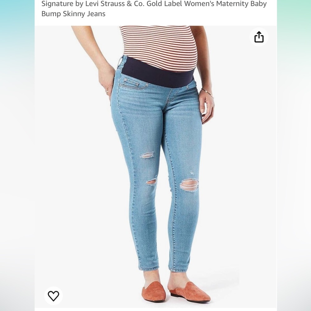 Maternity LEVI STRAUSS under the bump skinny jeans
